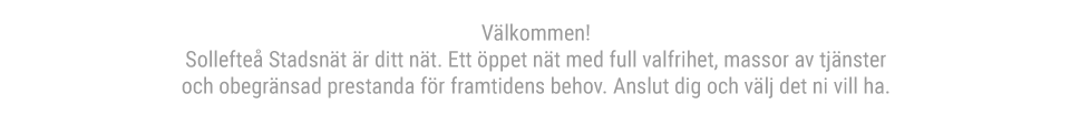 välkommen